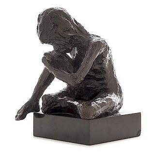 * Jean Jansem, (French, 1920-2013), Untitled (Seated Child)
