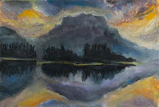 Jules Olitski, (American, 1922-2007), Mountain Beauty, 1999