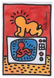 Keith Haring, (American, 1958-1990), Untitled, 1983