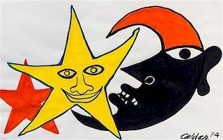 * Alexander Calder, (American, 1898-1976), Mirobolant, 1974