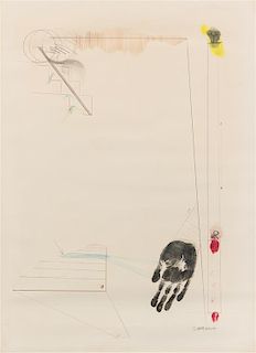 Shusaku Arakawa, (Japanese, 1936-2010), Untitled