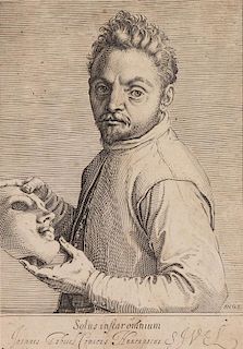 Annibale Carracci, (Italian, 1557-1602), Portrait of Giovanni Gabrielli, Called "Il Sivello," c. 1599