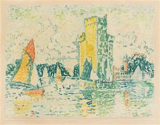 After Paul Signac, (French, 1863–1935), Le port de la rochelle by Jacques Villon, 1925
