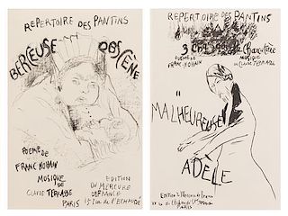 Pierre Bonnard, (French, 1867-1947), Covers from the series Le repertoire des patins (a pair of works)