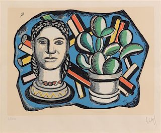 Fernand Leger, (French, 1881-1955), Composition, 1954-55