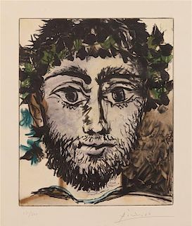 After Pablo Picasso, (Spanish, 1881-1973), Tete de faune, c. 1958