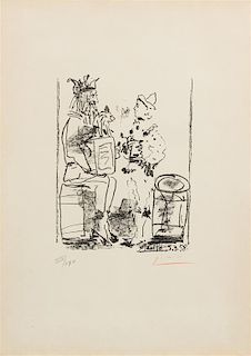 Pablo Picasso, (Spanish, 1881-1973), Les Saltimbanques, 1958