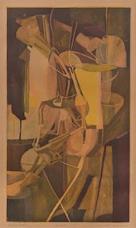 Jacques Villon (French, 1875-1963), After Marcel Duchamp (French, 1887-1968), La Mariee, 1934
