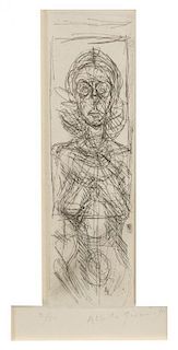 Alberto Giacometti , (Swiss, 1901–1966), Annette facing front (Lust 62)