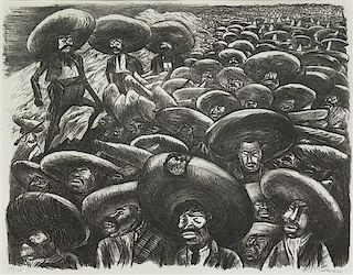 * Jose Clemente Orozco, (Mexican, 1883-1949), Zapatistas, 1936