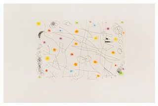 Joan Miro, (Spanish, 1893-1983), Strip-Tease, 1959