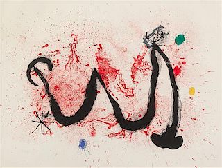 * Joan Miro, (Spanish, 1893-1983), La Danse de Feu, 1963