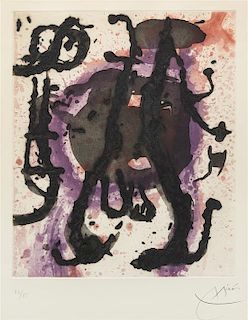 Joan Miro, (Spanish, 1893-1983), Sumo, 1968
