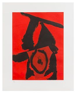 Robert Motherwell, (American, 1915-1991), The Red Queen, 1989