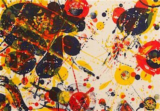 Sam Francis, (American, 1923-1994), Untitled (from the Pasadena Box Suite)