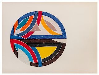 * Frank Stella, (American, b. 1936), Sinjerli Variation III, 1977