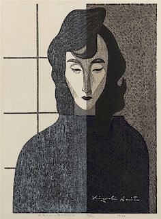 * Kiyoshi Saito, (Japanese, 1907-1997), Recollection, 1960
