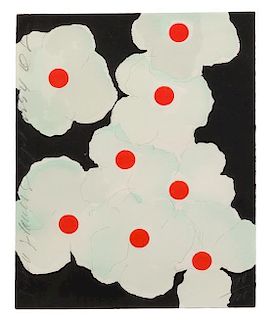 Donald Sultan, (American, 1951), Green Flowers, 1994