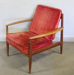 Midcentury Grete Jalk; France & Sons Lounge Chair.