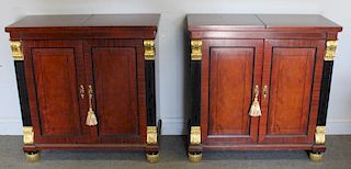 Pair of Baker Mahogany Chest of Drawers.