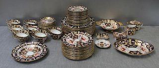 Large Grouping of Crown Derby "Imari " Porcelain.