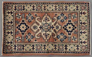 Kazak Carpet, 3' x 2'.