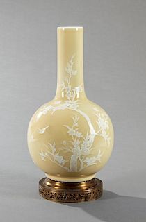 Chinese Kuang Hsu Bottle Form Vase, c. 1900, with