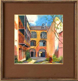 David Noll (New Orleans), "New Orleans Patio," 20t