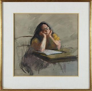 Albert Handell (1937- ), "Portrait of a Woman Cont