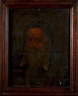 French School, "Portrait of an Old Man," 19th c.,