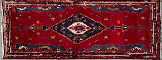 Hamadan Carpet, 3' x 7'.