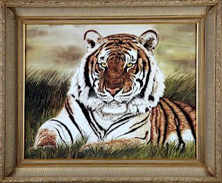 Jacquie Marie Vaux, "Tiger," 20th/21st c., print i