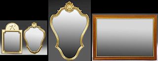 Group of Four French Mirrors, 20th c., consisting