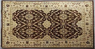 Indian Oushak Carpet, 5' 6 x 8' 6.