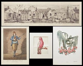 Group of Nineteen Prints, 19th and 20th c., consis