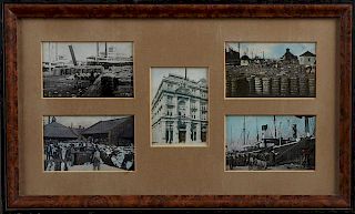 Group of Five New Orleans Colored Postcards, early