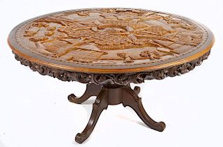 Filipino Carved Dining Table