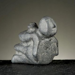 Mary Ayaq Anowtalik (Inuit, b 1938) Stone Sculpture