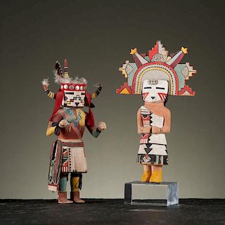 Hopi Polik Mana and Supai Katsina Dolls From the Collection of John O. Behnken, Georgia