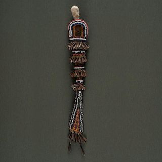 San Carlos Apache Beaded Hide Awl Case From the Collection of Drew Bax, Colorado