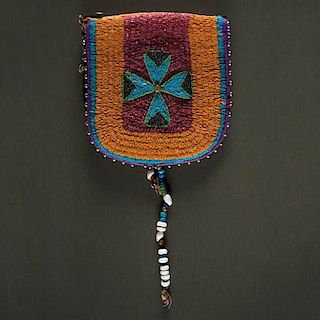 Plateau Beaded Belt Pouch From an Important Denver, Colorado Collector