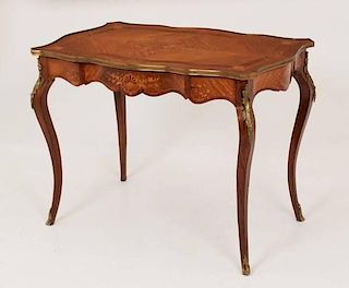 LOUIS XV MARQUETRY INLAID LADIES WRITING TABLE