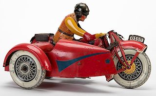 Big Red 0158 with Sidecar