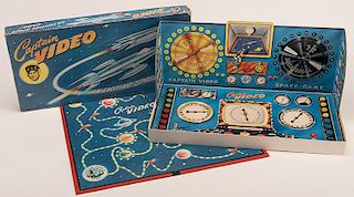 Captain Video: An Exciting Space Game! Board Game