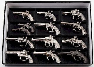 Lot of 13 Assorted Vintage Cap Guns