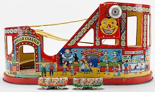Chein Disney Roller Coaster Set with Two Cars