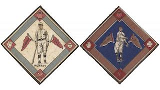 Seven B-18 1914 Baseball Tobacco Felts