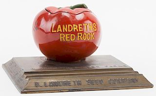 Landreths' Red Rock Tomato Inkwell