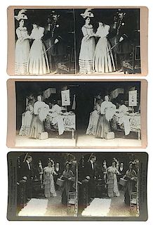 Two Sets of Stereoview Cards