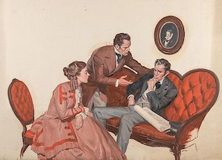 Nineteenth Century Couple Pleading their Case